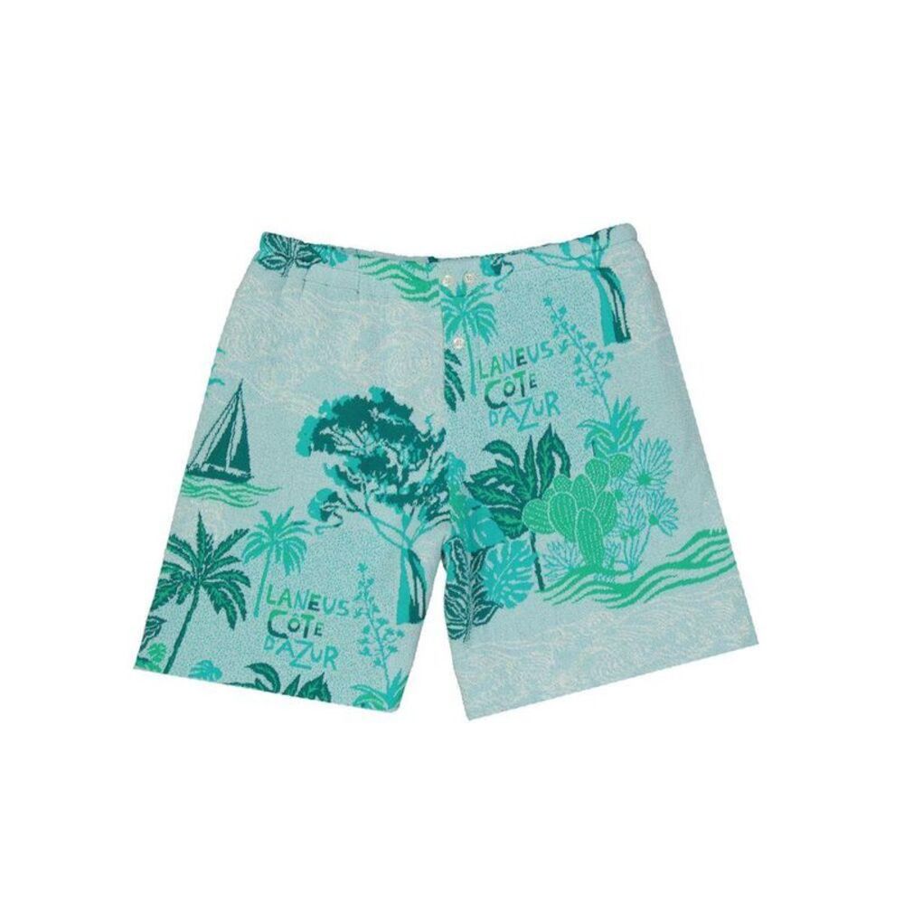 Laneus Casual Cotton Shorts Men Bicolor